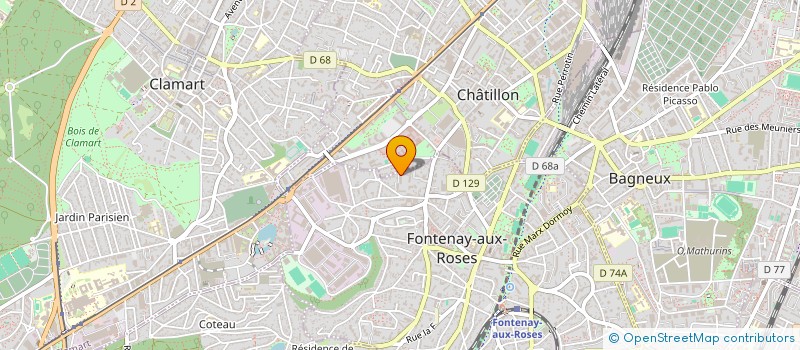 localisation de l'entreprise MONSIEUR HEDI HADDAD à FONTENAY-AUX-ROSES