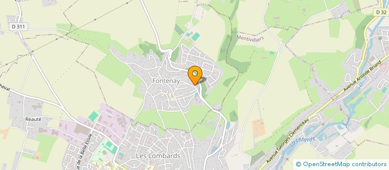 localisation de l'entreprise MONSIEUR HEDI HADJ KACEM  FONTENAY