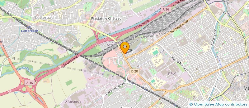 localisation de l'entreprise MONSIEUR HEDI HAMIDA  MULHOUSE