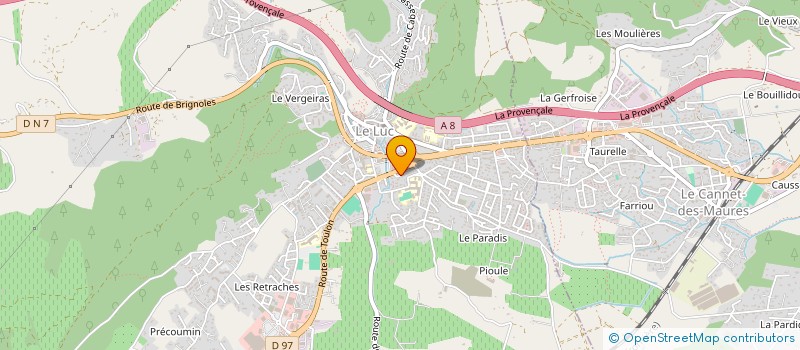 localisation de l'entreprise MONSIEUR HEDI JANEB à LE LUC