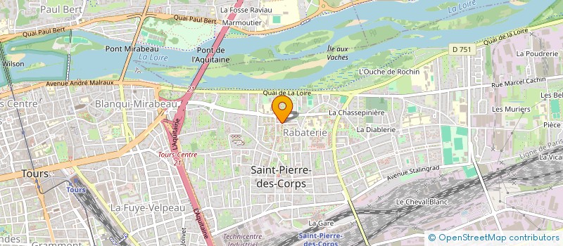 localisation de l'entreprise MONSIEUR HEDI LE CORRE  SAINT-PIERRE-DES-CORPS