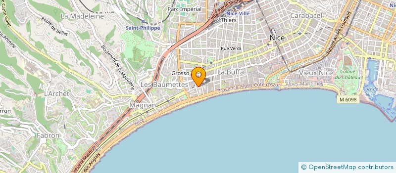 localisation de l'entreprise MONSIEUR HEDI M'BAREK à NICE
