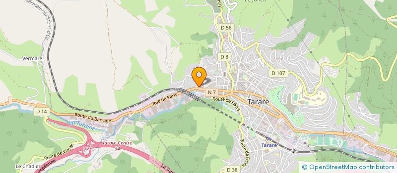 localisation de l'entreprise MONSIEUR HEDI MAHDAR  TARARE