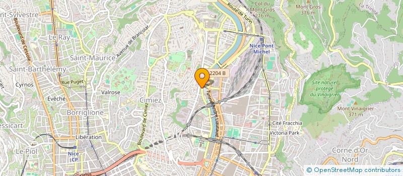 localisation de l'entreprise MONSIEUR HEDI MAJED  NICE