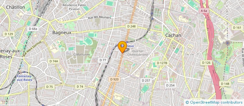 localisation de l'entreprise MONSIEUR HEDI MEKI à BAGNEUX