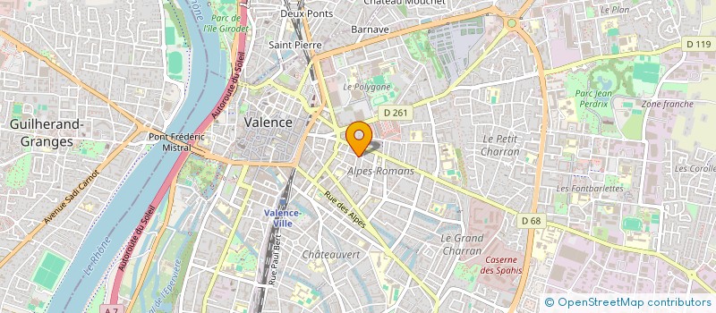 localisation de l'entreprise MONSIEUR HEDI MEZRIGUI  VALENCE