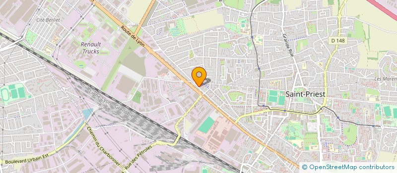 localisation de l'entreprise MONSIEUR HEDI NEZIH  SAINT-PRIEST