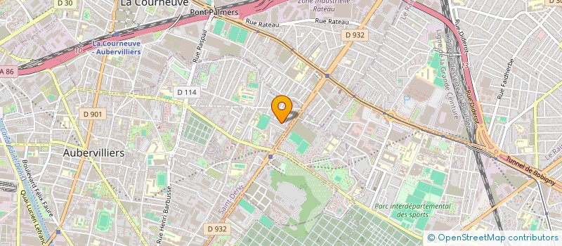 localisation de l'entreprise MONSIEUR HEDI OUNEYES  AUBERVILLIERS