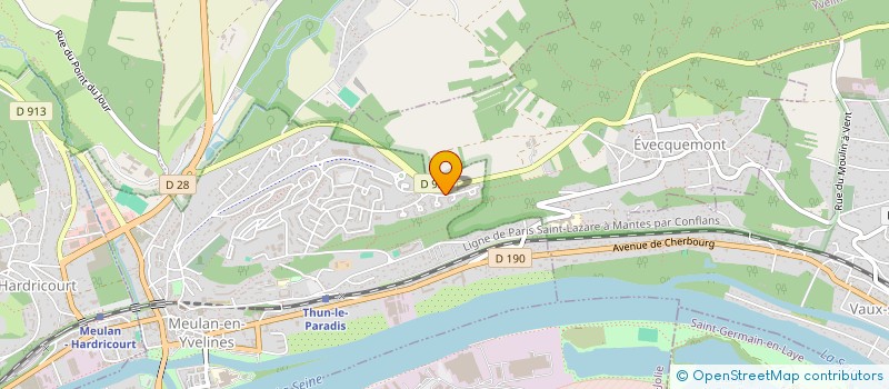 localisation de l'entreprise MONSIEUR HEDI OURIACHI  MEULAN-EN-YVELINES