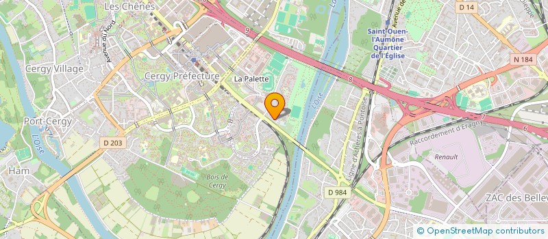 localisation de l'entreprise MONSIEUR HEDI OURIEMI  PONTOISE