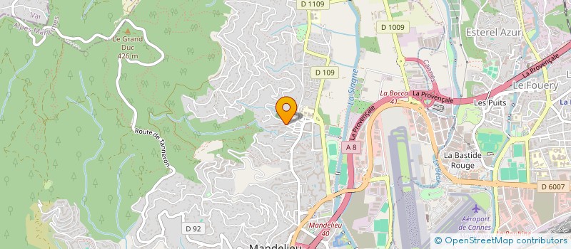 localisation de l'entreprise MONSIEUR HEDI RABBAA  MANDELIEU-LA-NAPOULE