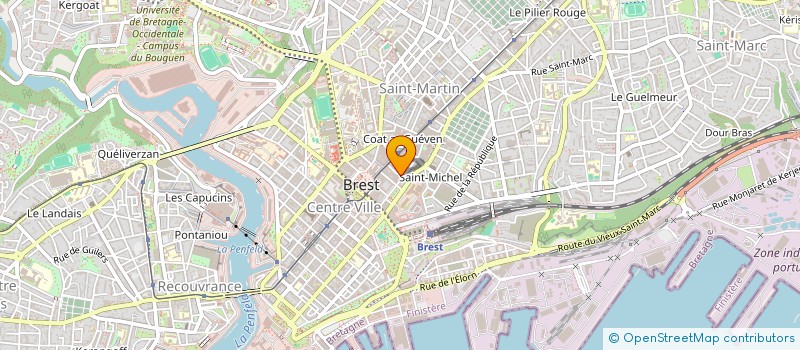 localisation de l'entreprise MONSIEUR HEDI REKIK  BREST