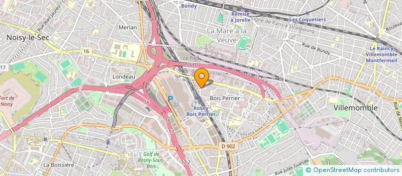 localisation de l'entreprise MONSIEUR HEDI RIVAS à ROSNY-SOUS-BOIS