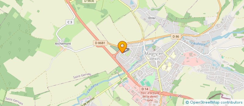 localisation de l'entreprise MONSIEUR HEDI SADEQ  MAGNY-EN-VEXIN