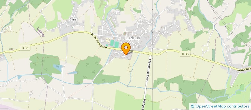 localisation de l'entreprise MONSIEUR HEDI SERSOUB  LUZINAY