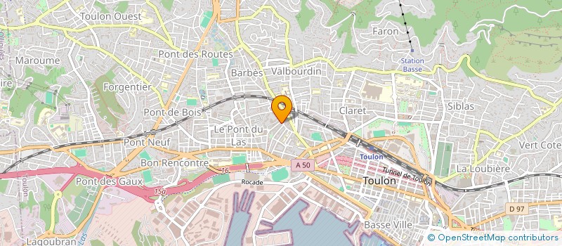 localisation de l'entreprise MONSIEUR HEDI SOUYAH  TOULON