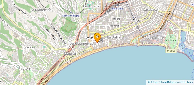 localisation de l'entreprise MONSIEUR HEDI YOUSSEF  NICE