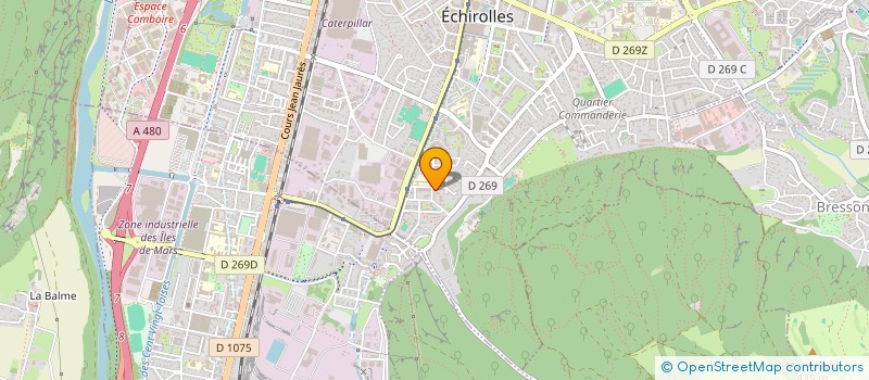 localisation de l'entreprise MONSIEUR HEDIJAN IBRAIMOVSKI  ECHIROLLES