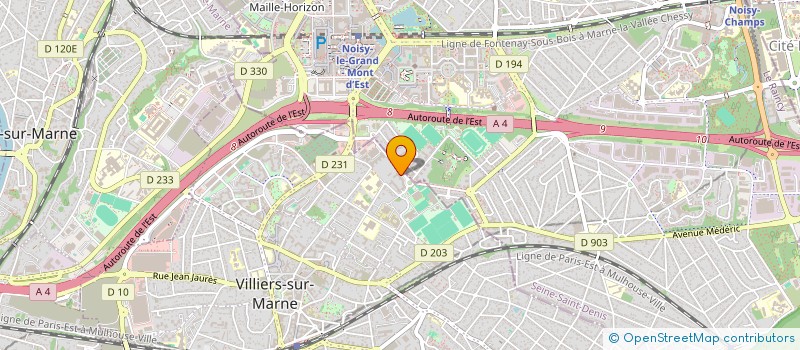 localisation de l'entreprise MONSIEUR HEDVI NADENANE  VILLIERS-SUR-MARNE