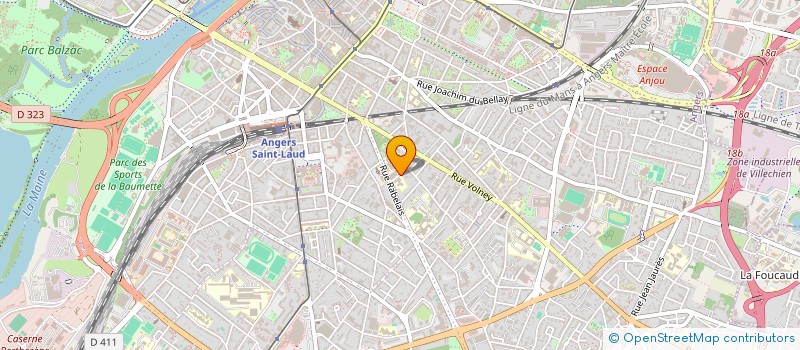 localisation de l'entreprise MONSIEUR HEDVY MBOUA à ANGERS