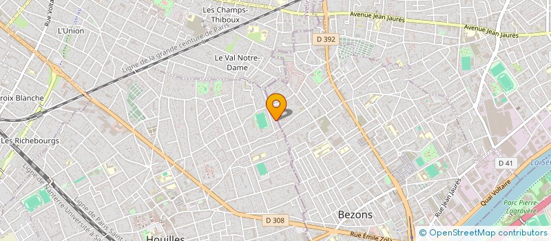 localisation de l'entreprise MONSIEUR HEDWIG ONDOA-KLEINE  HOUILLES