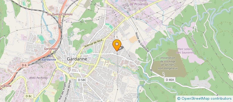 localisation de l'entreprise MONSIEUR HEDY BEN M' BAREK à GARDANNE