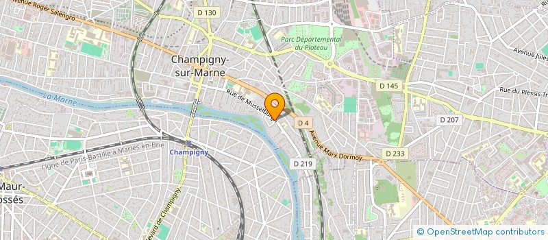 localisation de l'entreprise MONSIEUR HEDY ISSAOUI à CHAMPIGNY-SUR-MARNE