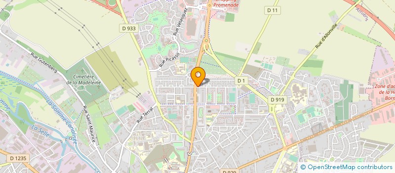 localisation de l'entreprise MONSIEUR HEIARII HANQUIEZ à AMIENS