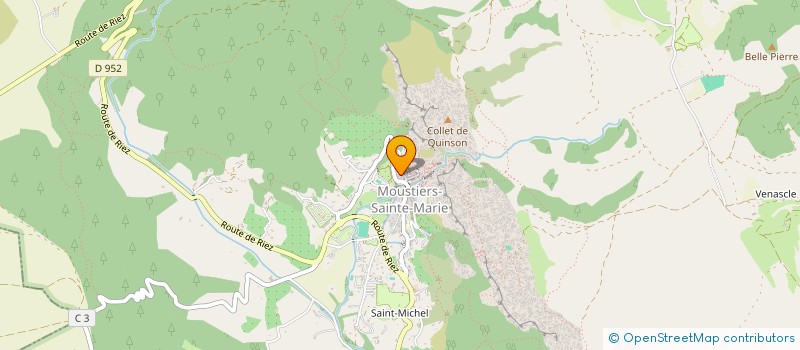 localisation de l'entreprise MONSIEUR HEIN LUEG  MOUSTIERS-SAINTE-MARIE