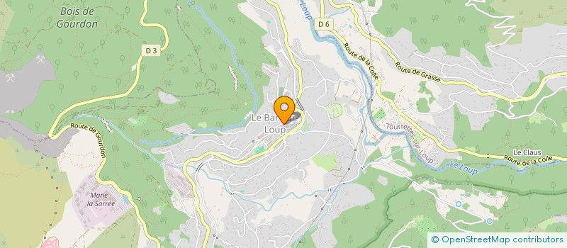 localisation de l'entreprise MONSIEUR HEINRICH FREIHERR VON HIRSCH à LE BAR-SUR-LOUP