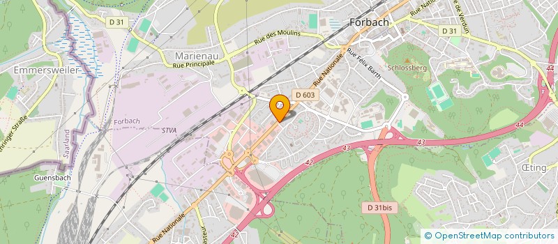 localisation de l'entreprise MONSIEUR HEINZ ECKER  FORBACH