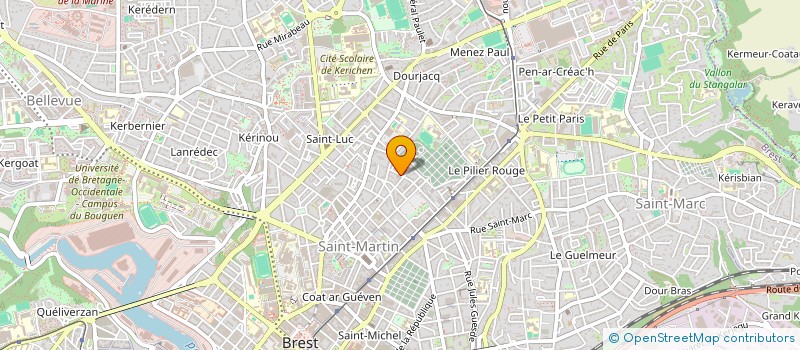 localisation de l'entreprise MONSIEUR HEKMATULLAH KAKAR à BREST