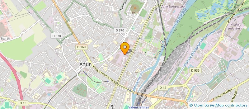 localisation de l'entreprise MONSIEUR HEKMATYAR SHINWARI  ANZIN