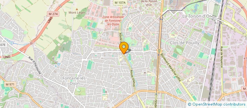 localisation de l'entreprise MONSIEUR HEKURAN MEHMETI  DIJON