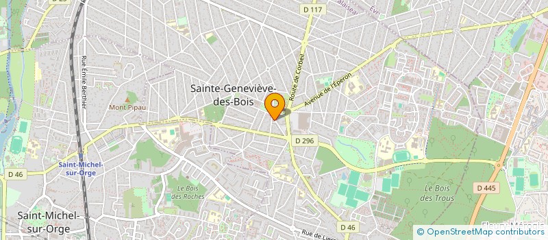localisation de l'entreprise MONSIEUR HELDER BARBOSA à SAINTE-GENEVIEVE-DES-BOIS
