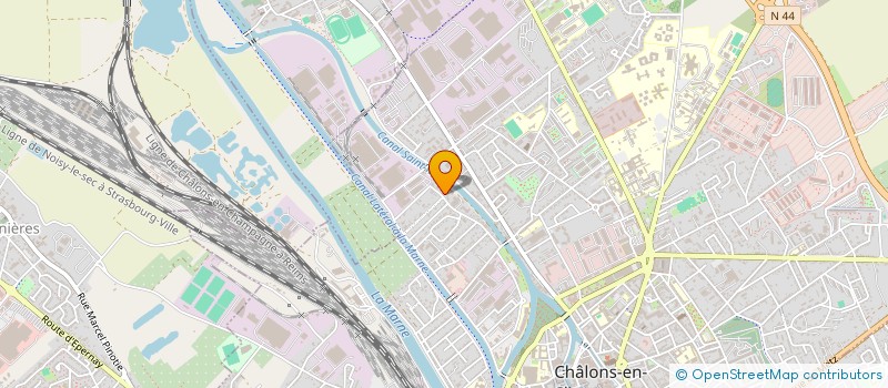 localisation de l'entreprise MONSIEUR HELDER DA SILVA CHASTRE  CHALONS-EN-CHAMPAGNE