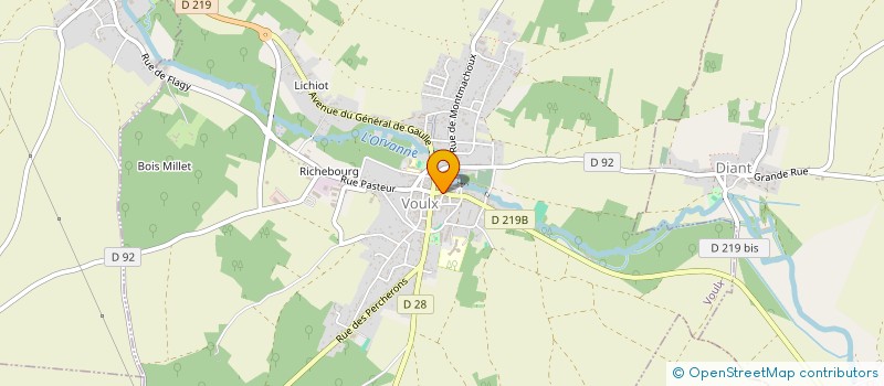 localisation de l'entreprise MONSIEUR HELDER DE JESUS REIS  VOULX