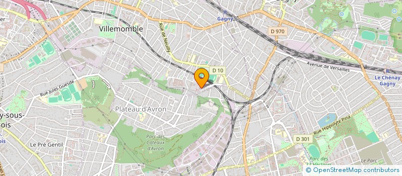 localisation de l'entreprise MONSIEUR HELDER DE OLIVEIRA  VILLEMOMBLE