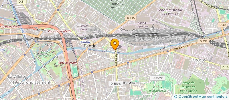 localisation de l'entreprise MONSIEUR HELDER DOS SANTOS  PANTIN