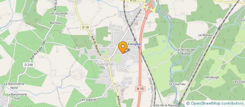 localisation de l'entreprise MONSIEUR HELDER FERREIRA MOTA à CAVIGNAC