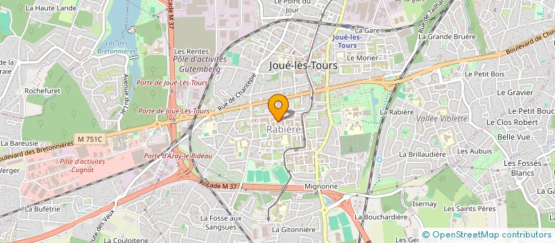 localisation de l'entreprise MONSIEUR HELDER GASPAR  JOUE-LES-TOURS