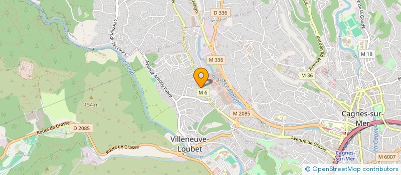 localisation de l'entreprise MONSIEUR HELDER GONCALVES à CAGNES-SUR-MER