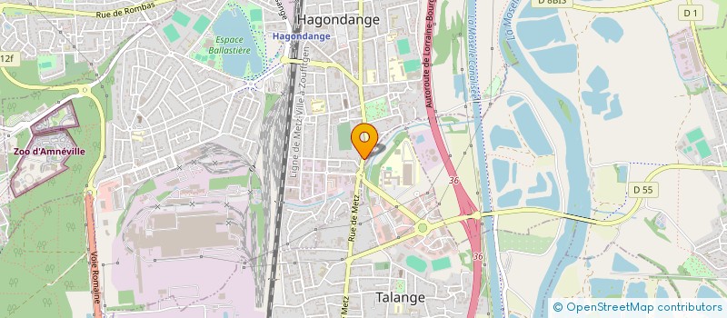 localisation de l'entreprise MONSIEUR HELDER GUERREIRO MATEUS  HAGONDANGE