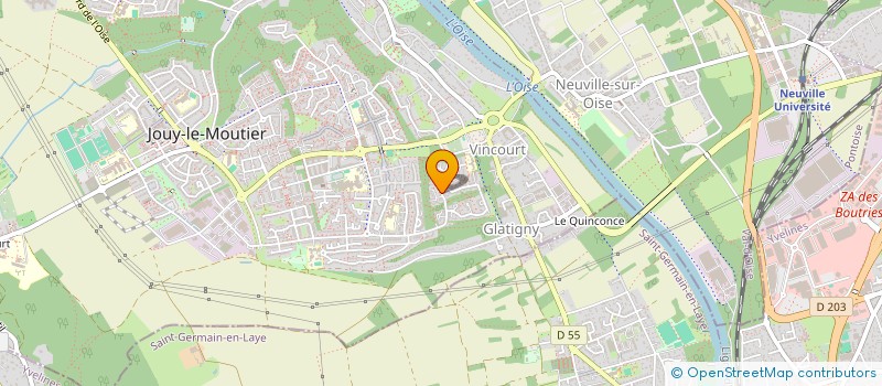 localisation de l'entreprise MONSIEUR HELDER MARQUES LOPES AVILA DO VALE  JOUY-LE-MOUTIER