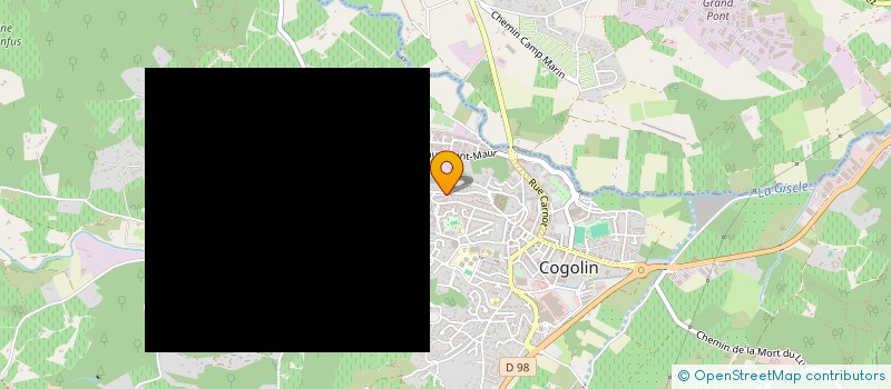 localisation de l'entreprise MONSIEUR HELDER MARTINS MAIA à COGOLIN