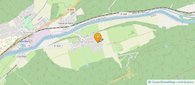 localisation de l'entreprise MONSIEUR HELDER MEIRELES BORNES  VAIRE