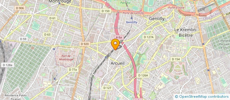 localisation de l'entreprise MONSIEUR HELDER PAVAO CORREIA  ARCUEIL