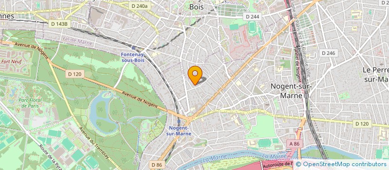 localisation de l'entreprise MONSIEUR HELDER PEREIRA à NOGENT-SUR-MARNE