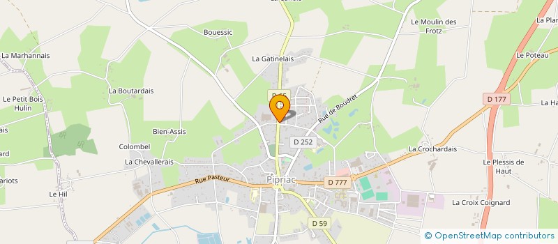 localisation de l'entreprise MONSIEUR HELDER PROENCA TIAGO à PIPRIAC