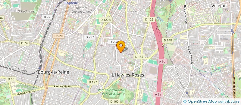 localisation de l'entreprise MONSIEUR HELDER RIBEIRO à L'HAY-LES-ROSES